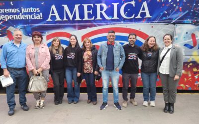 ATICANA fue parte del Roadshow 250 en la Plaza Independencia